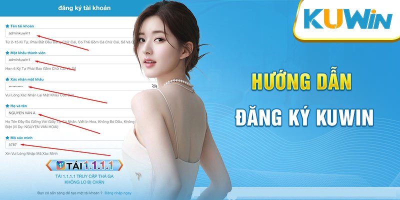 Các bước đăng ký Kuwin để chơi xổ số